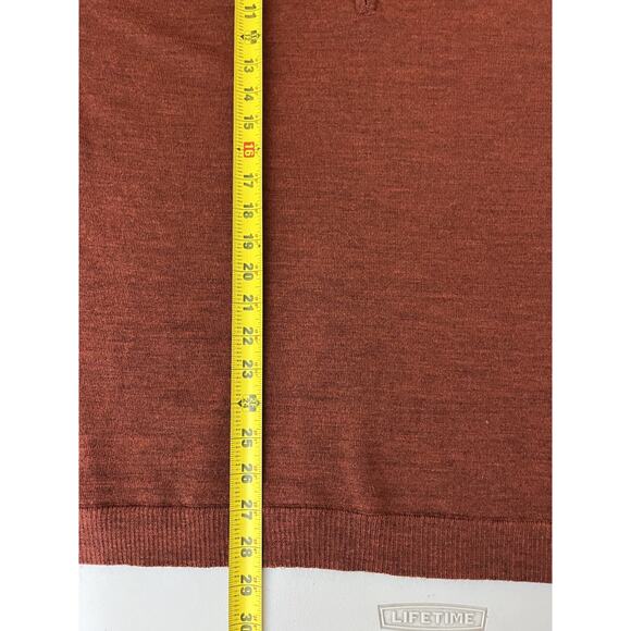 Smartwool Merino Wool Outdoors Cabin Luxe Base Layer Preppy 1/4 Zip Sweater XL - Picture 13 of 15